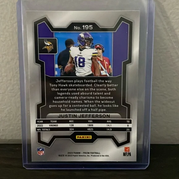Justin Jefferson Prizm - Picture 2 of 2